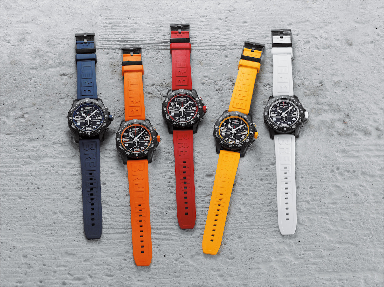 01 the endurance pro collection with colorful rubber straps 1