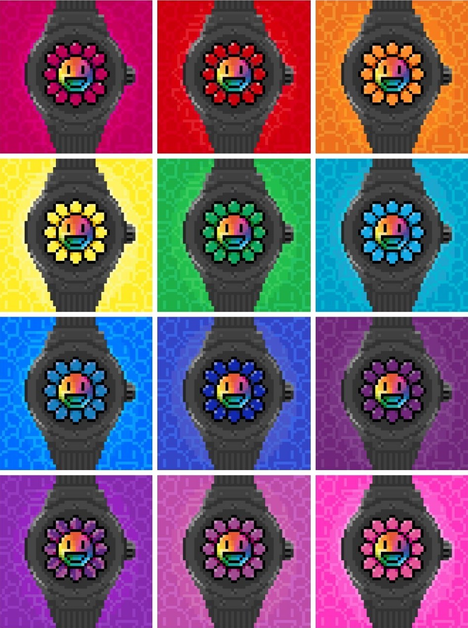 12 NFTs by Takashi Murakami for Hublot