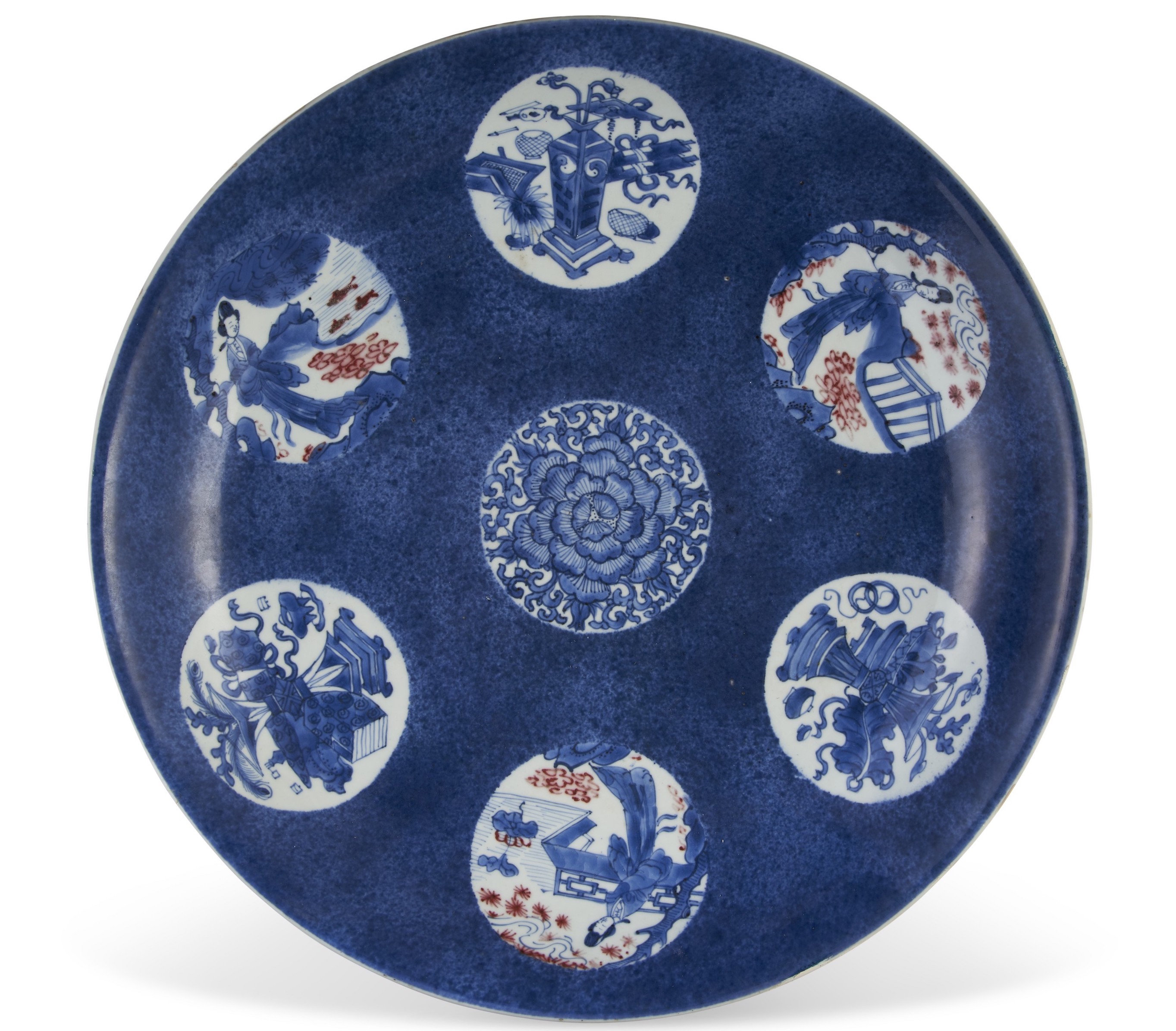 2022 NYR 20906 0020 000a chinese porcelain powder blue large dish kangxi period012620