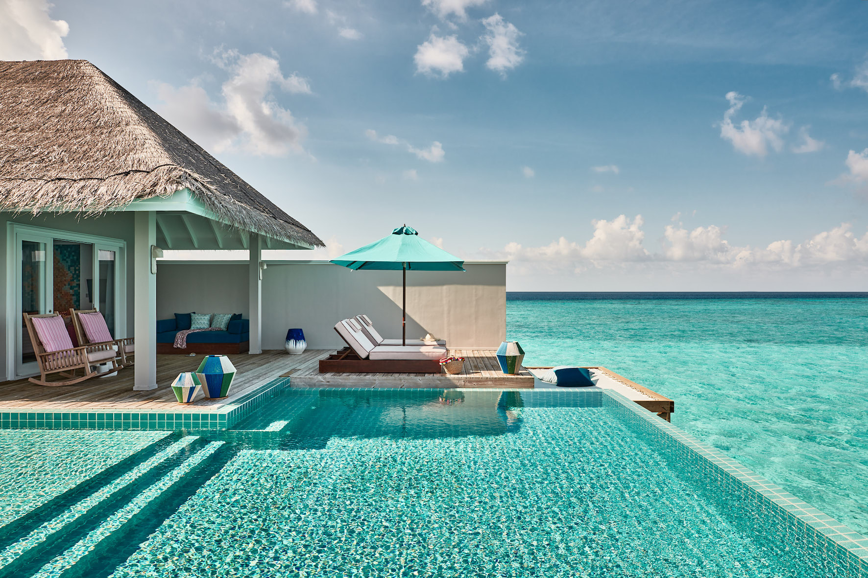2103 Finolhu Maldives Two Bedroom Rockstar Villa Sundeck and pool