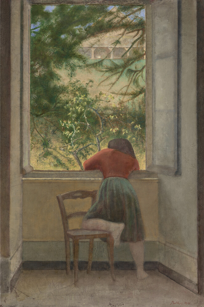 2 Balthus Jeune fille à la fenêtre