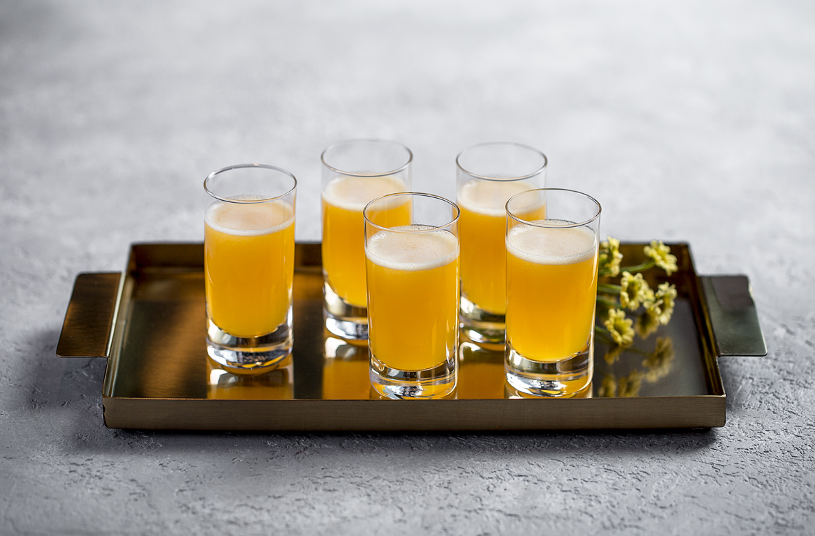 5 passion fruit shots