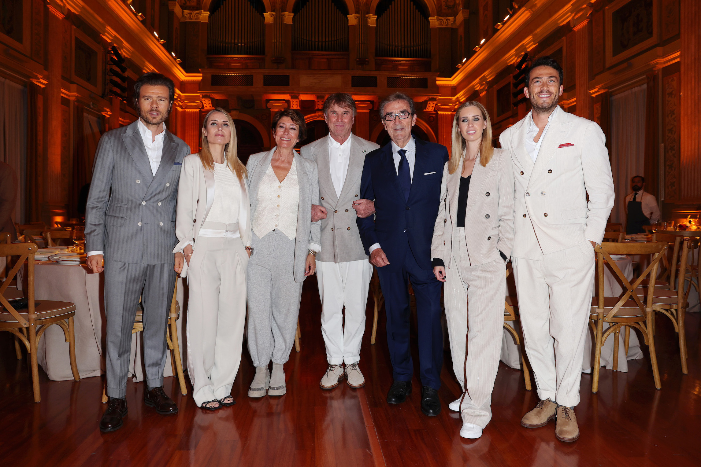 Alessio Piastrelli Camilla Cucinelli Federica Benda Brunello Cucinelli Riccardo Cotarella Carolina Cucinelli Riccardo Stefanelli