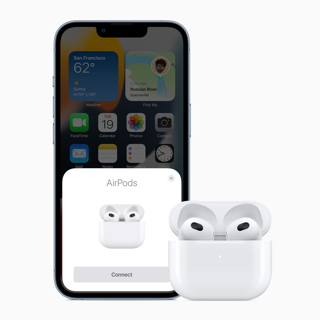 Apple AirPods 3rd gen iPhone 13 pairing 10182021