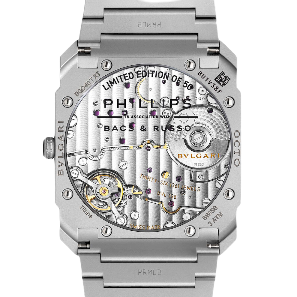 Bulgari Octo Finissimo Special Edition For Phillips Watches Bacs Russo Sector Dial 103709 4