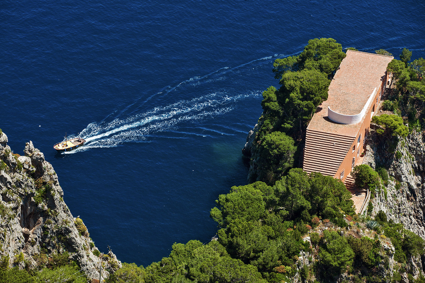 Capri Palace Jumeirah Cliff Side Building View