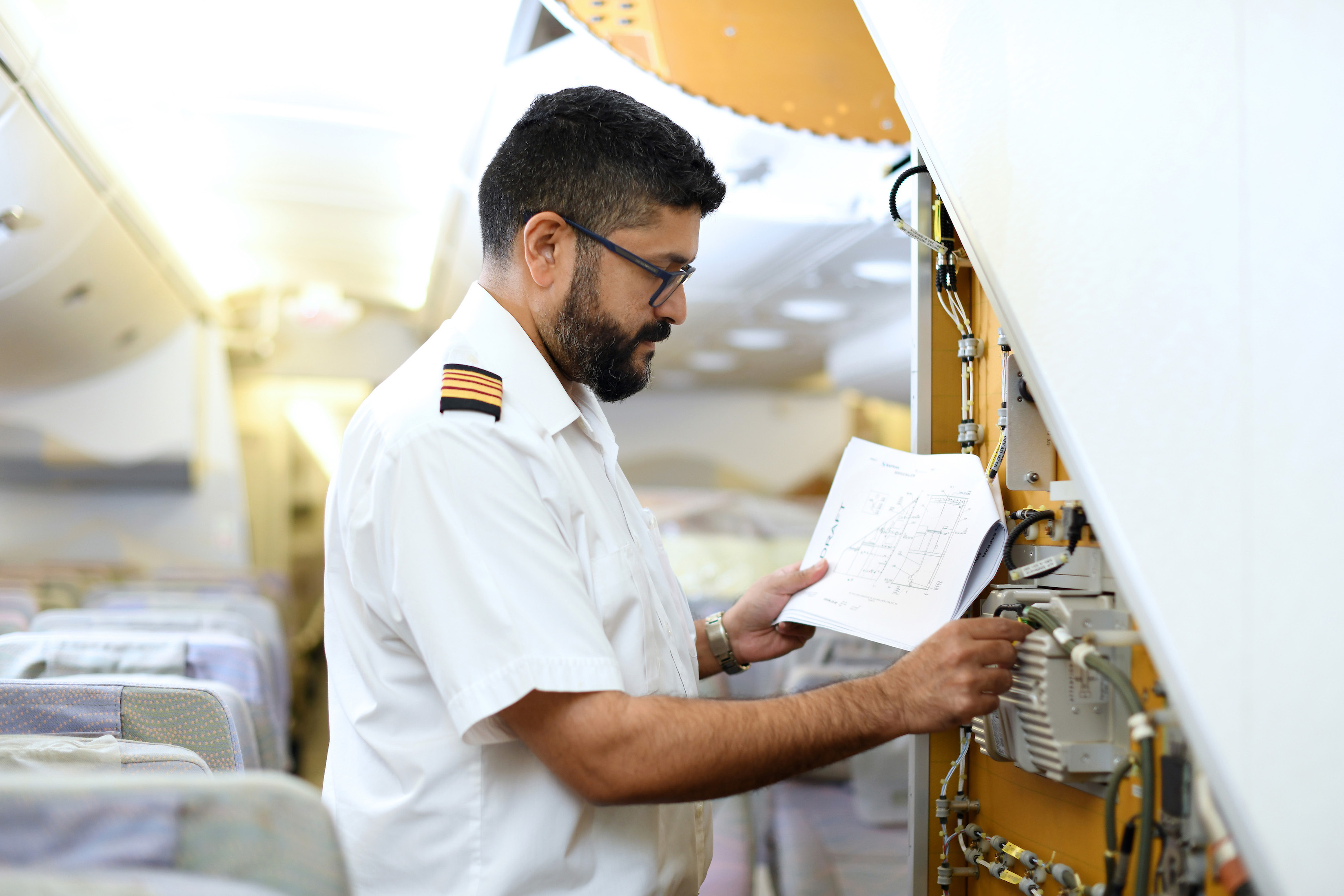 Emirates fleet retrofit project