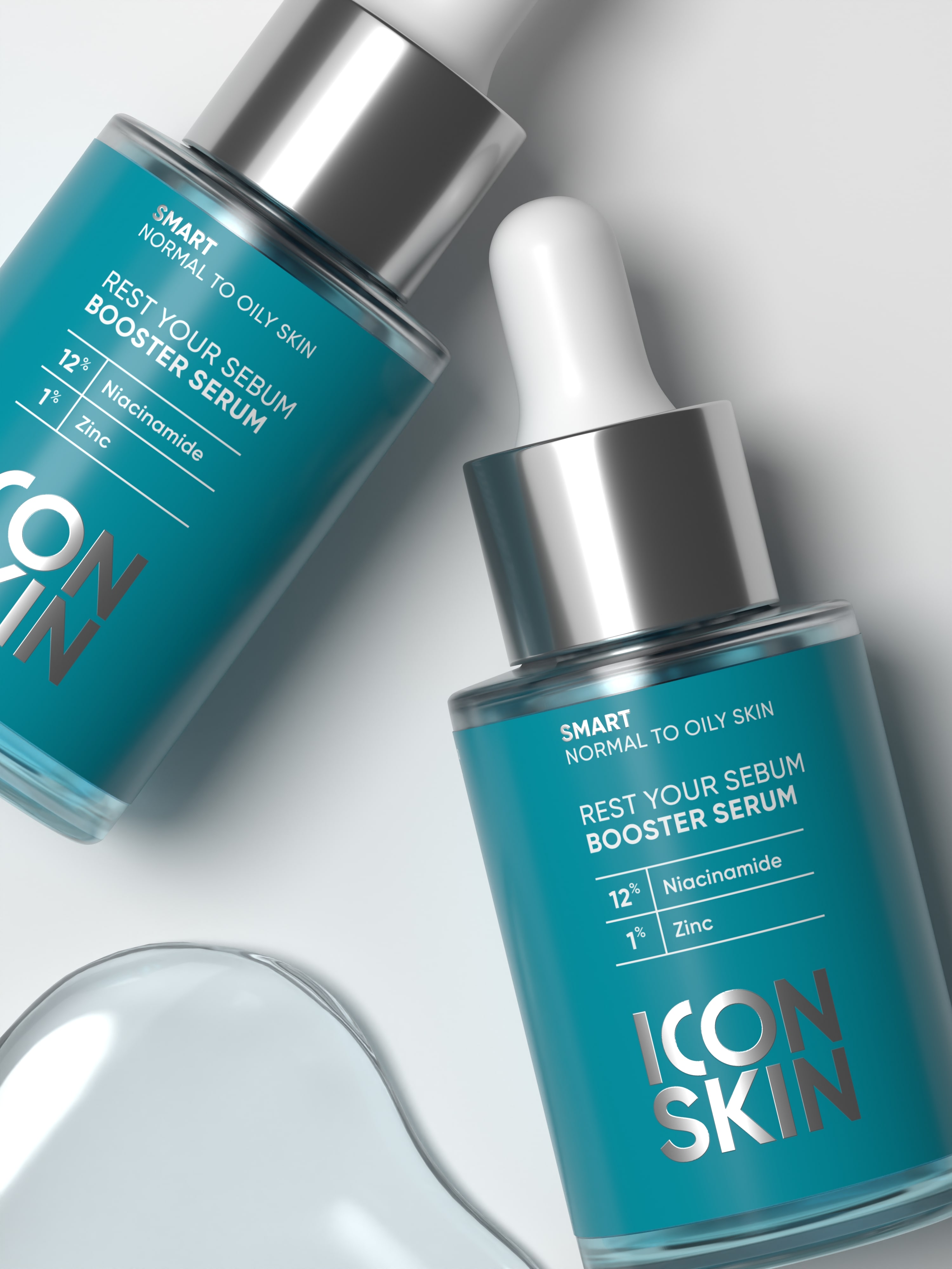 ICON SKIN сыворотка REST YOUR SEBUM флюид Aqua Balance средство для жирной кожи 2