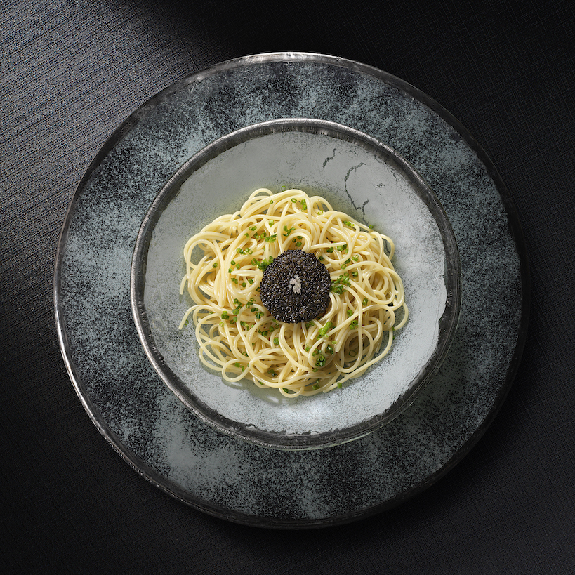 Insalata di spaghetti al caviale Coimbra