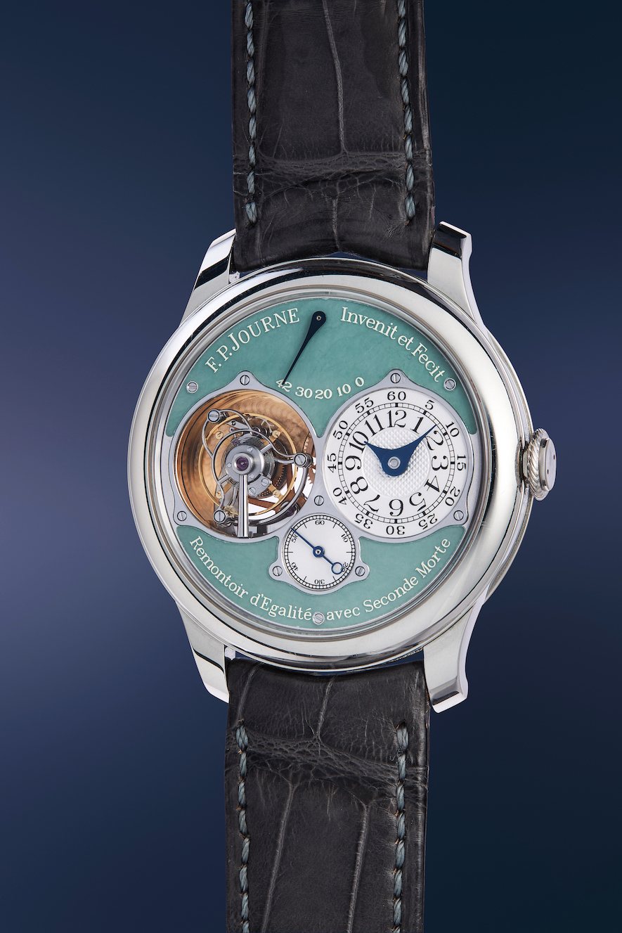 Lot 10 F.P.JOURNE Tourbillon Souverain Jade Dial