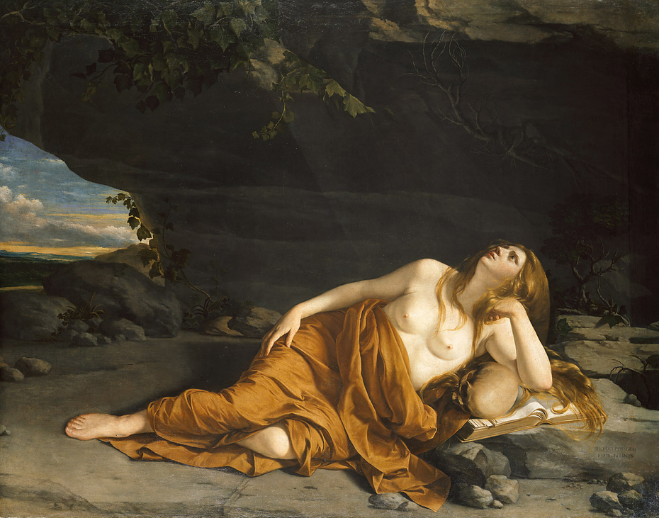 Penitent Saint Mary Magdalene by Orazio Gentileschi