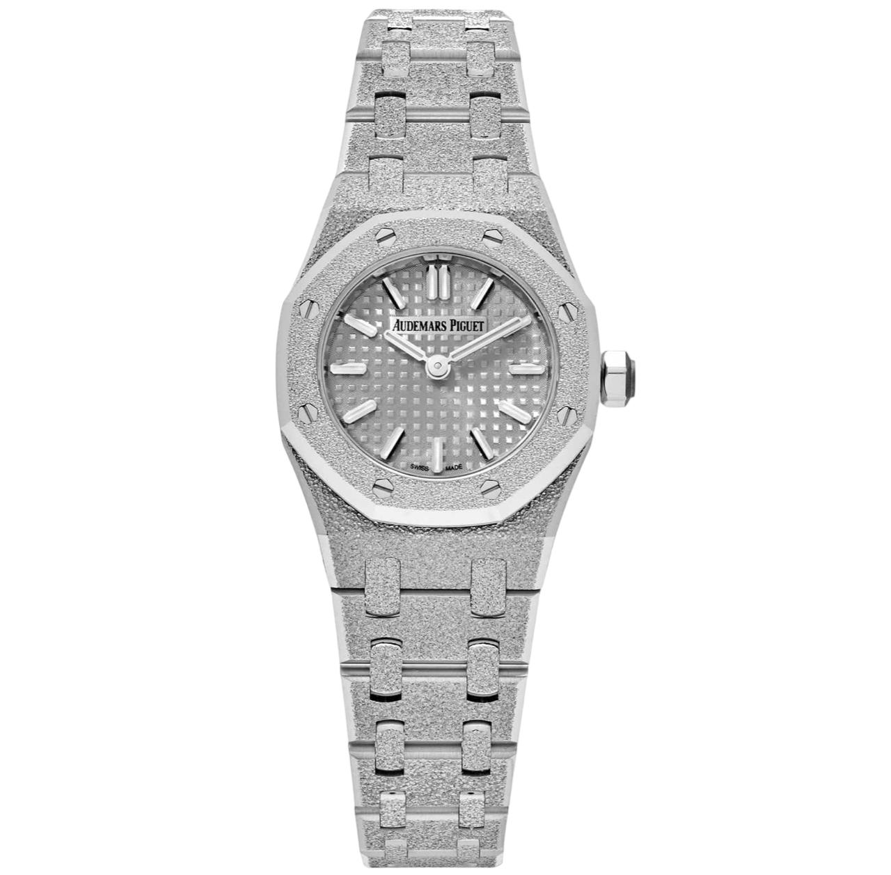 Royal Oak Mini Frosted Gold Quartz Ref. 67630BC