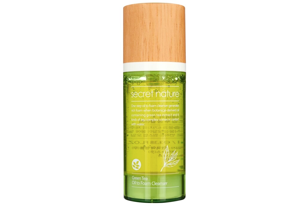 SECRET NATURE Green Tea Oil Foam Cleanser