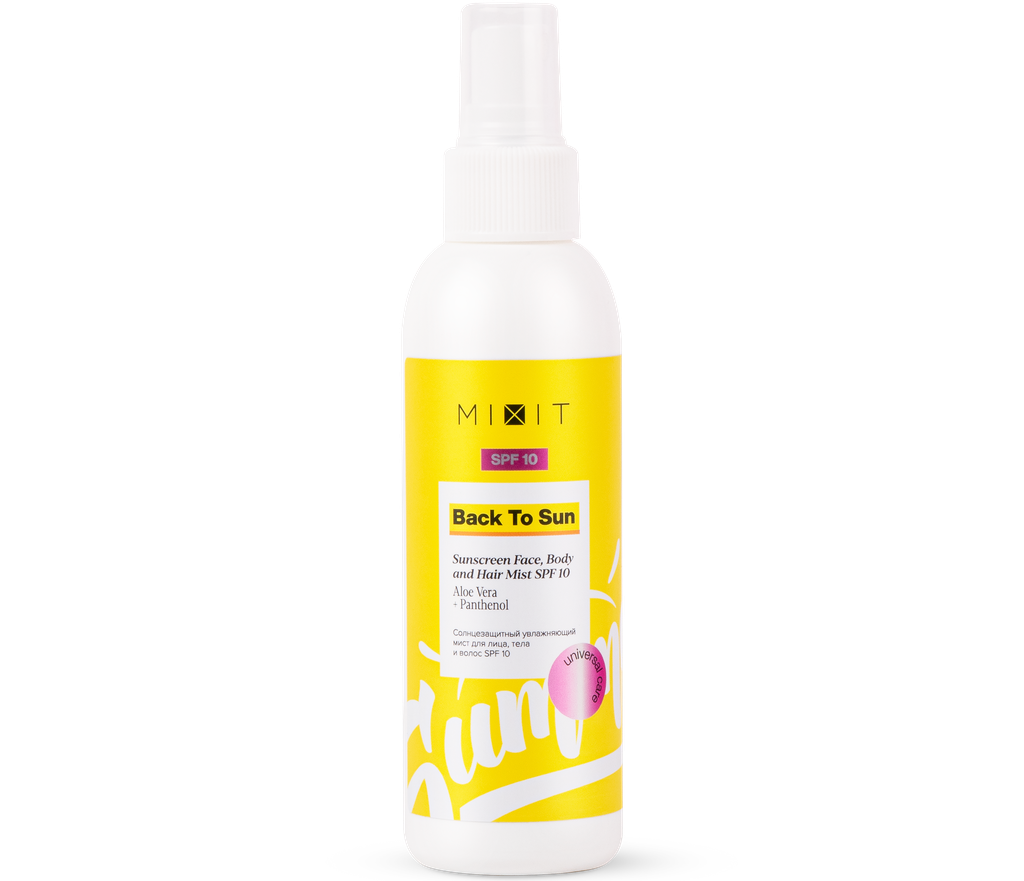 Sunscreen Hydrating Face Body and Hair Mist SPF 10 main