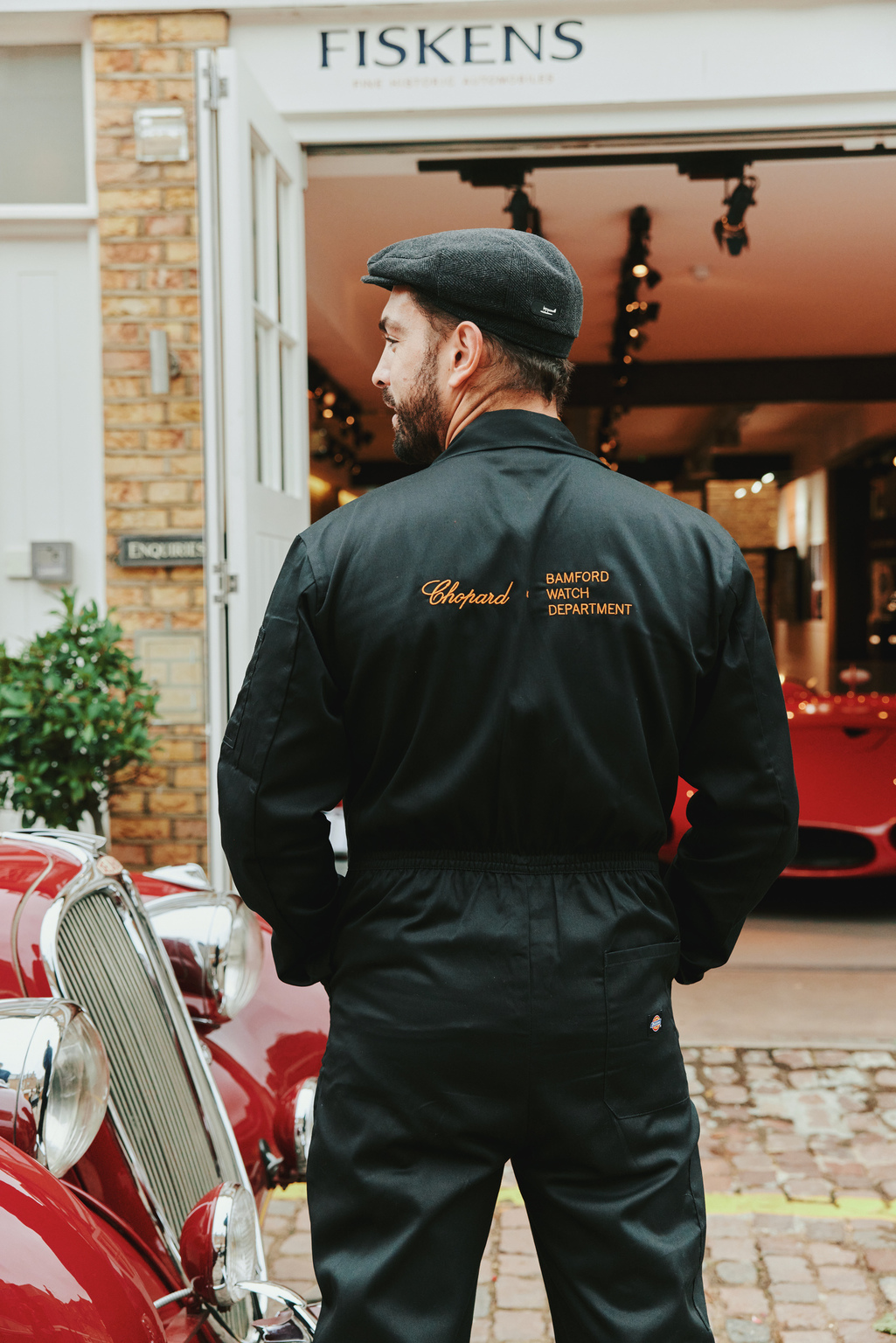 Usher at the Mille Miglia Bamford Edition launch