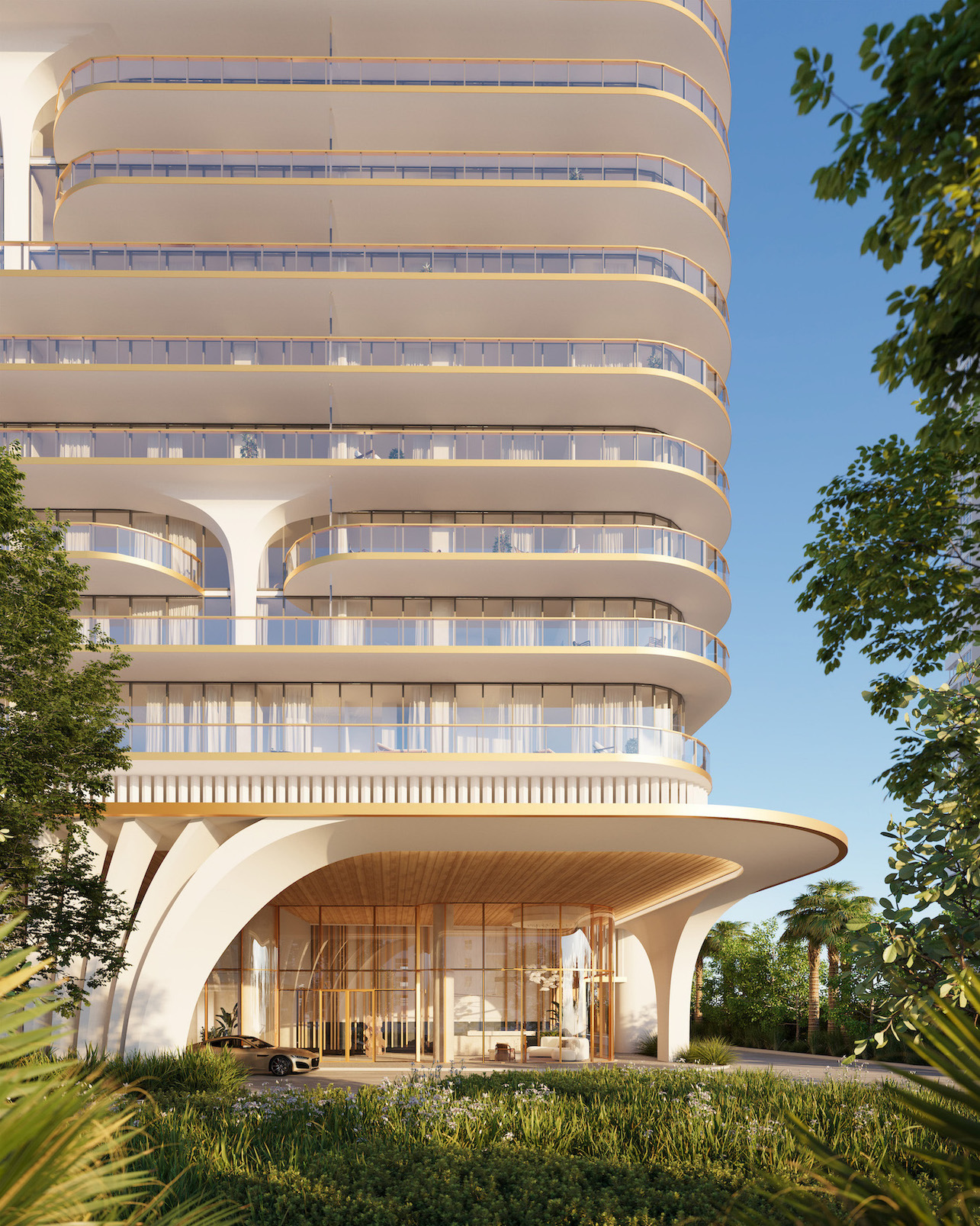 Waldorf Astoria Residences Pompano Beach Porte Cochere