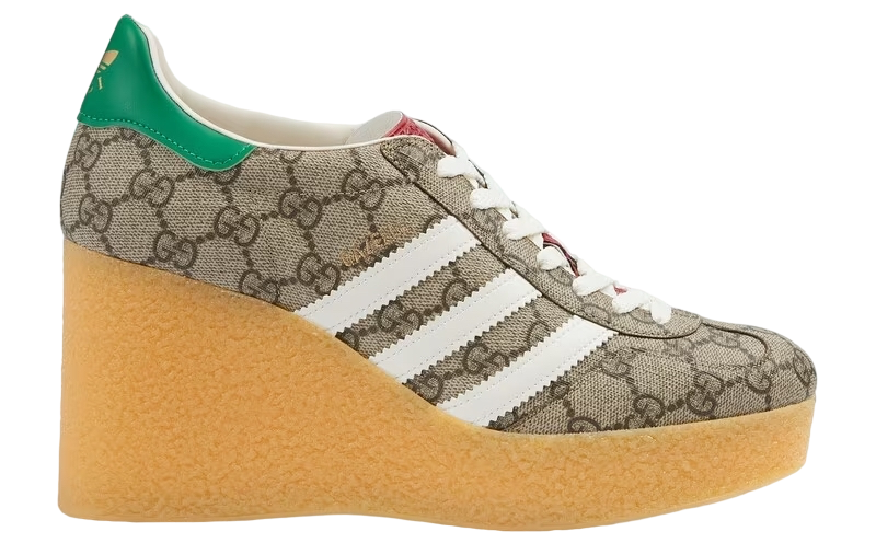 adidas x Gucci wedge Gazelle sneaker