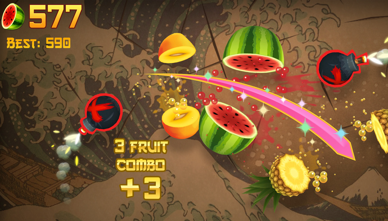 apple arcade launches more than 130 award winning games fruitninjaclassic 040221