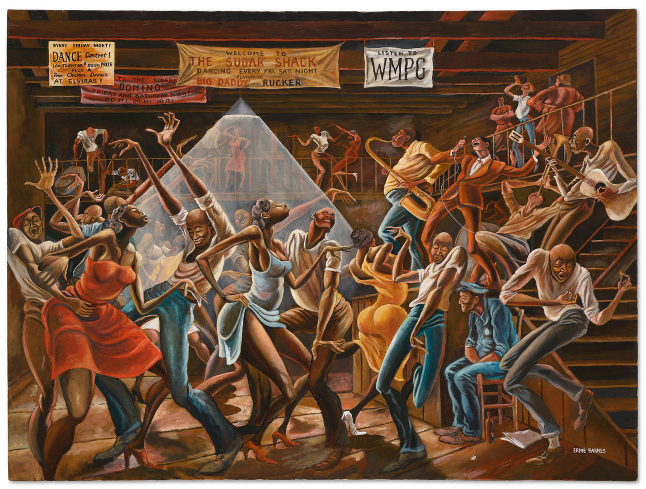 ernie barnes the sugar shack 1976