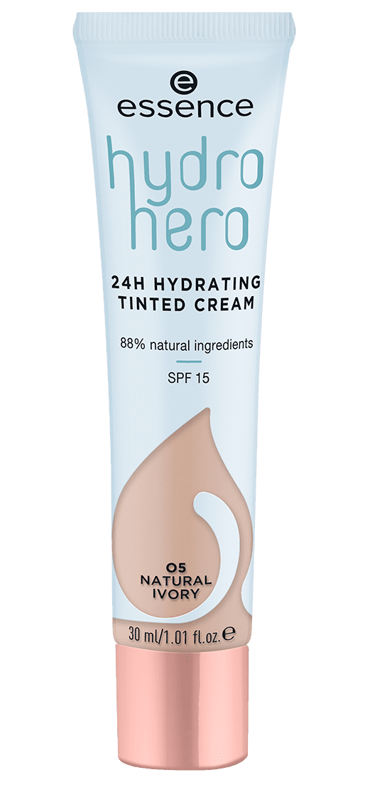 essence hydro hero 24h HYDRATING TINTED CREAM 05 Product Image Front View Closed png