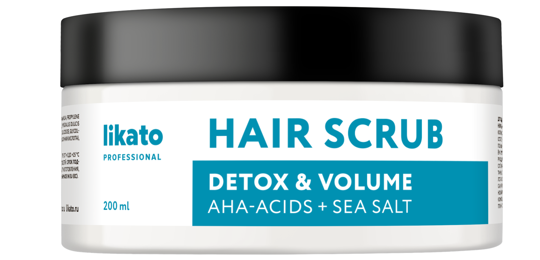 likato DETOX Scrub etiket bank