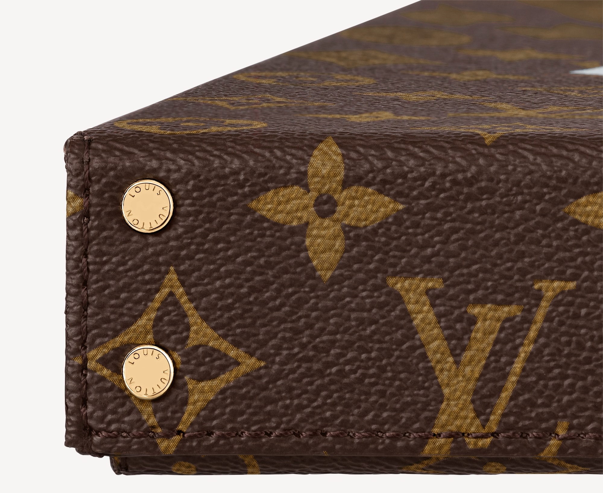 louis vuitton pizza box monogram canvas home GI0634 PM1 Closeup view