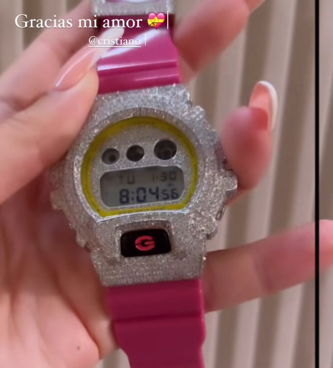 ronaldo gifts georgina diamond watch 2