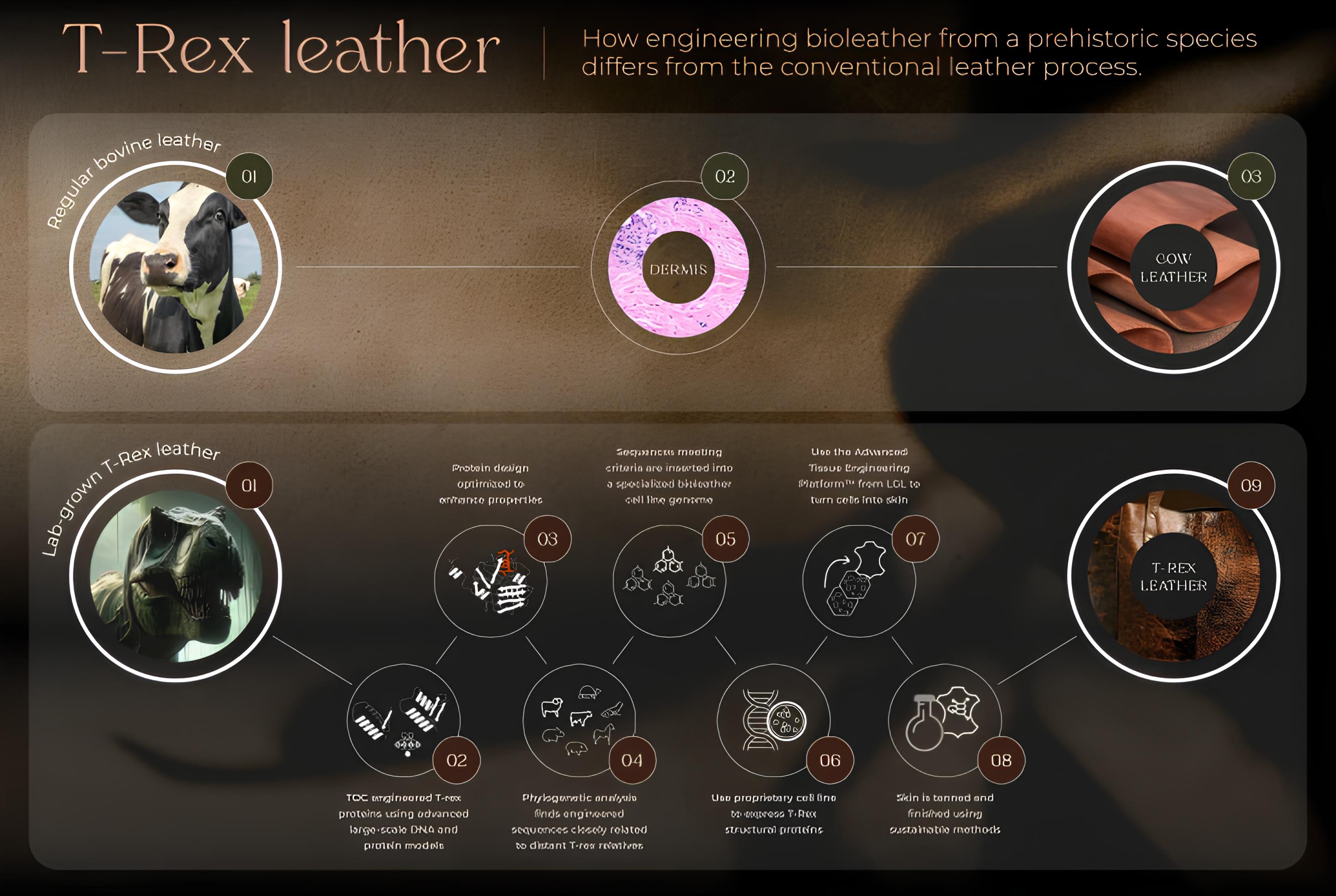 t rex leather