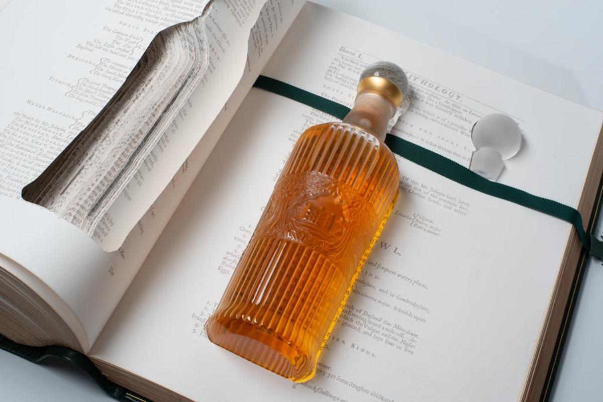 tom tales of the macallan mood shot in open book
